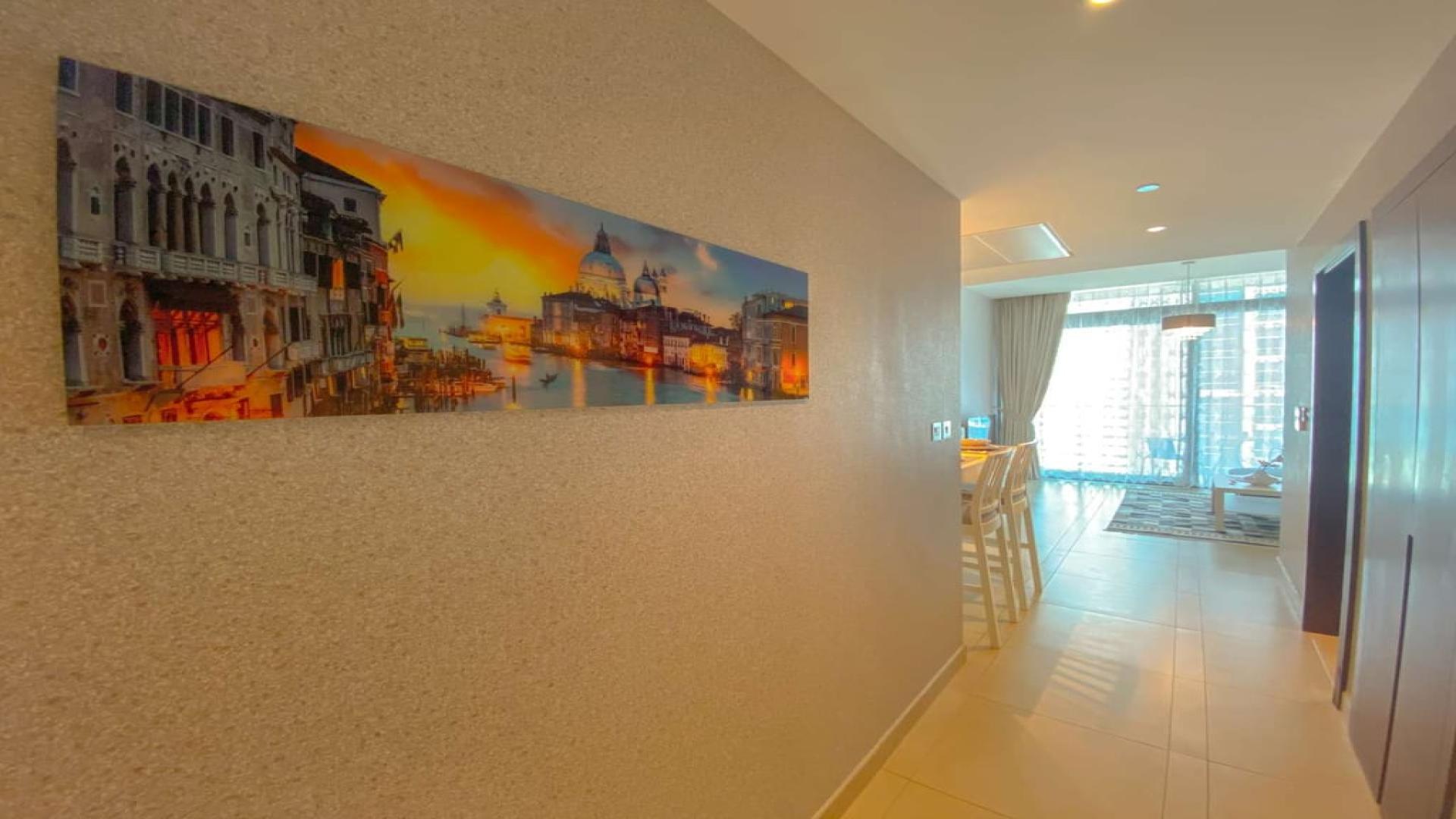 View from Marina Gate apartment overlooking Dubai skyline and highways, LP11661