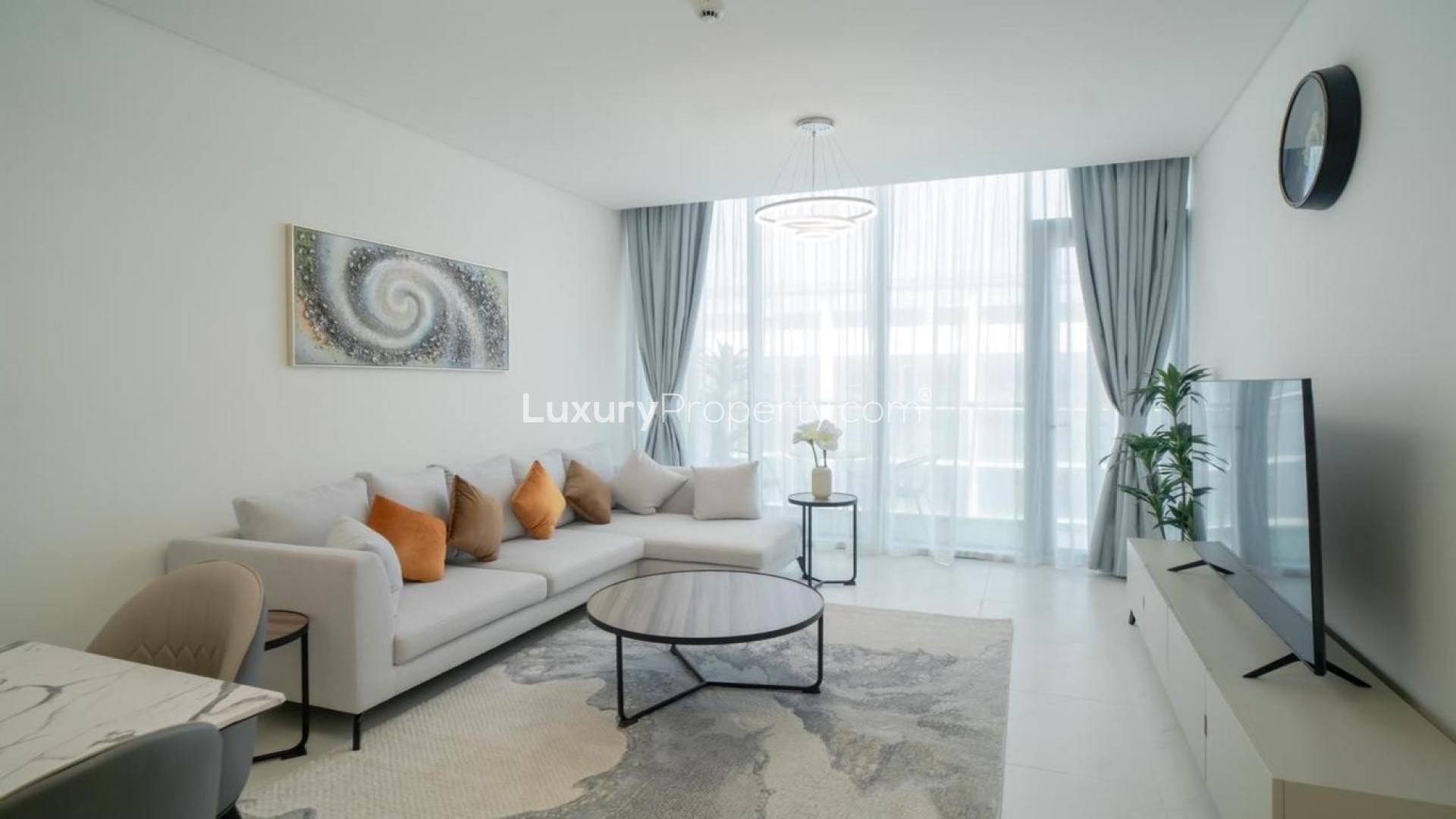 Fully furnished apartment with stunning lagoon view in The Residences at District One