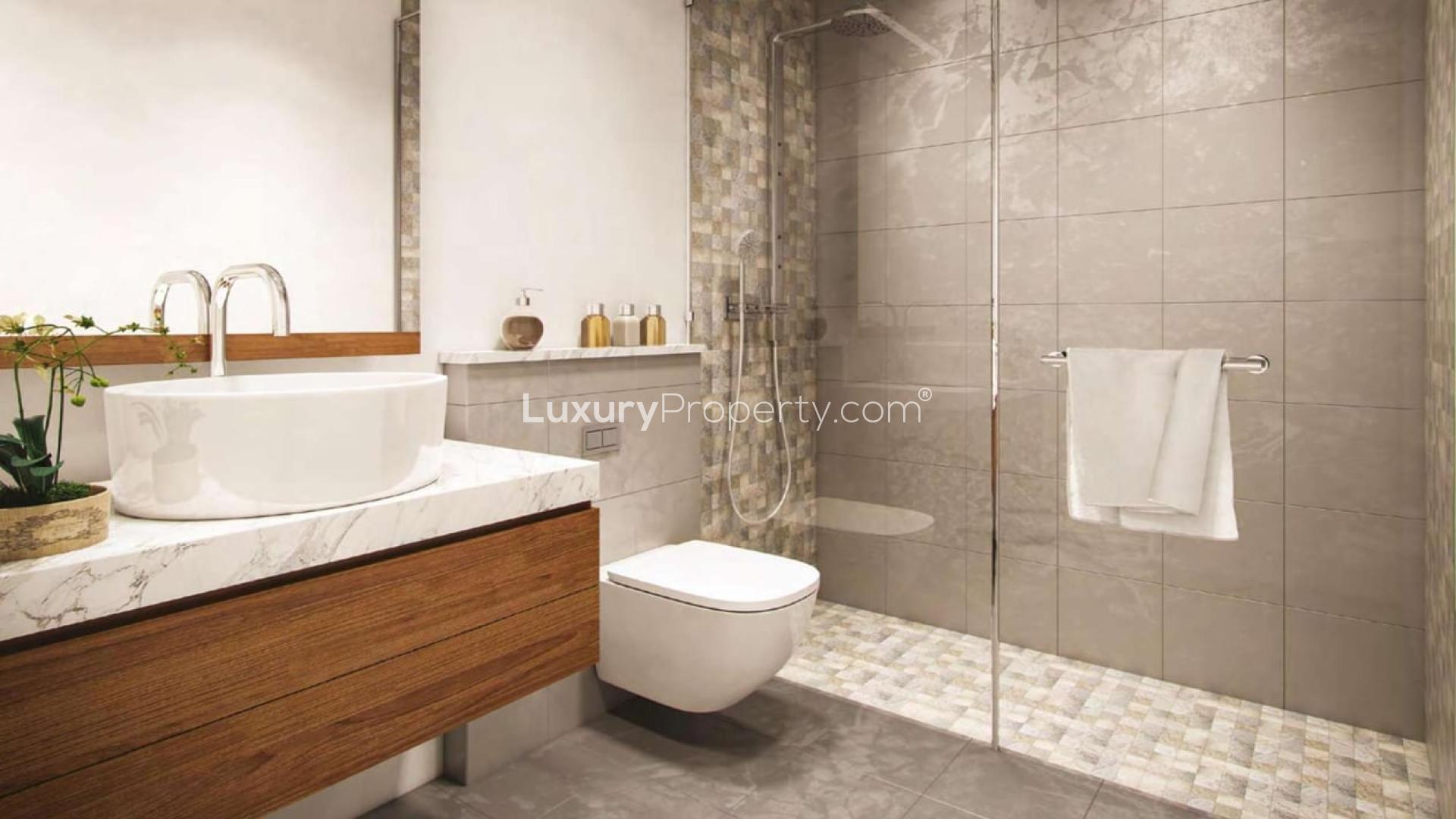 Modern apartment building in Meydan Riviera, Meydan One, one-bedroom for sale