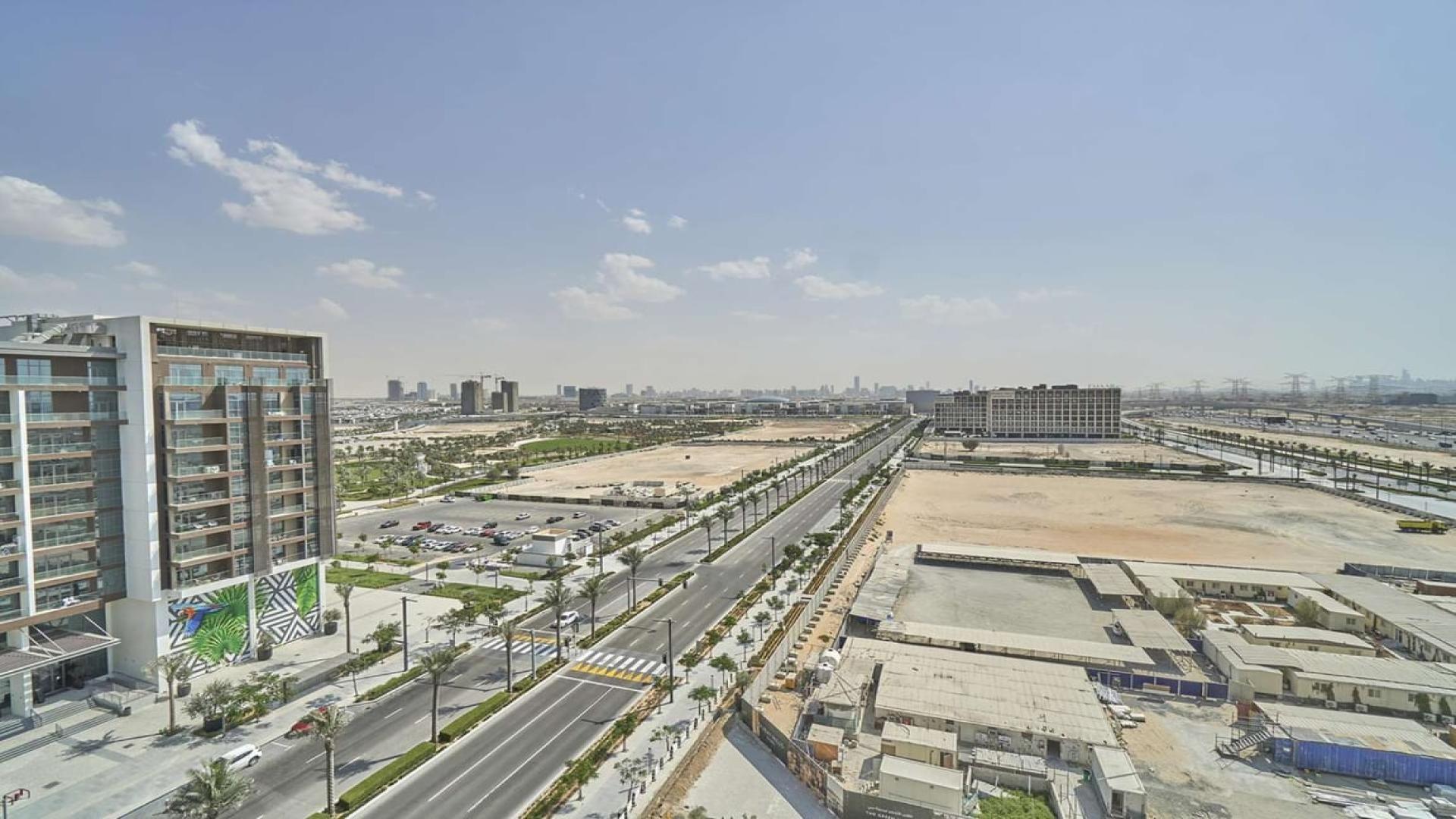 Modern kitchen in vacant 1-bedroom apartment, Park Point, Dubai Hills Estate, for sale