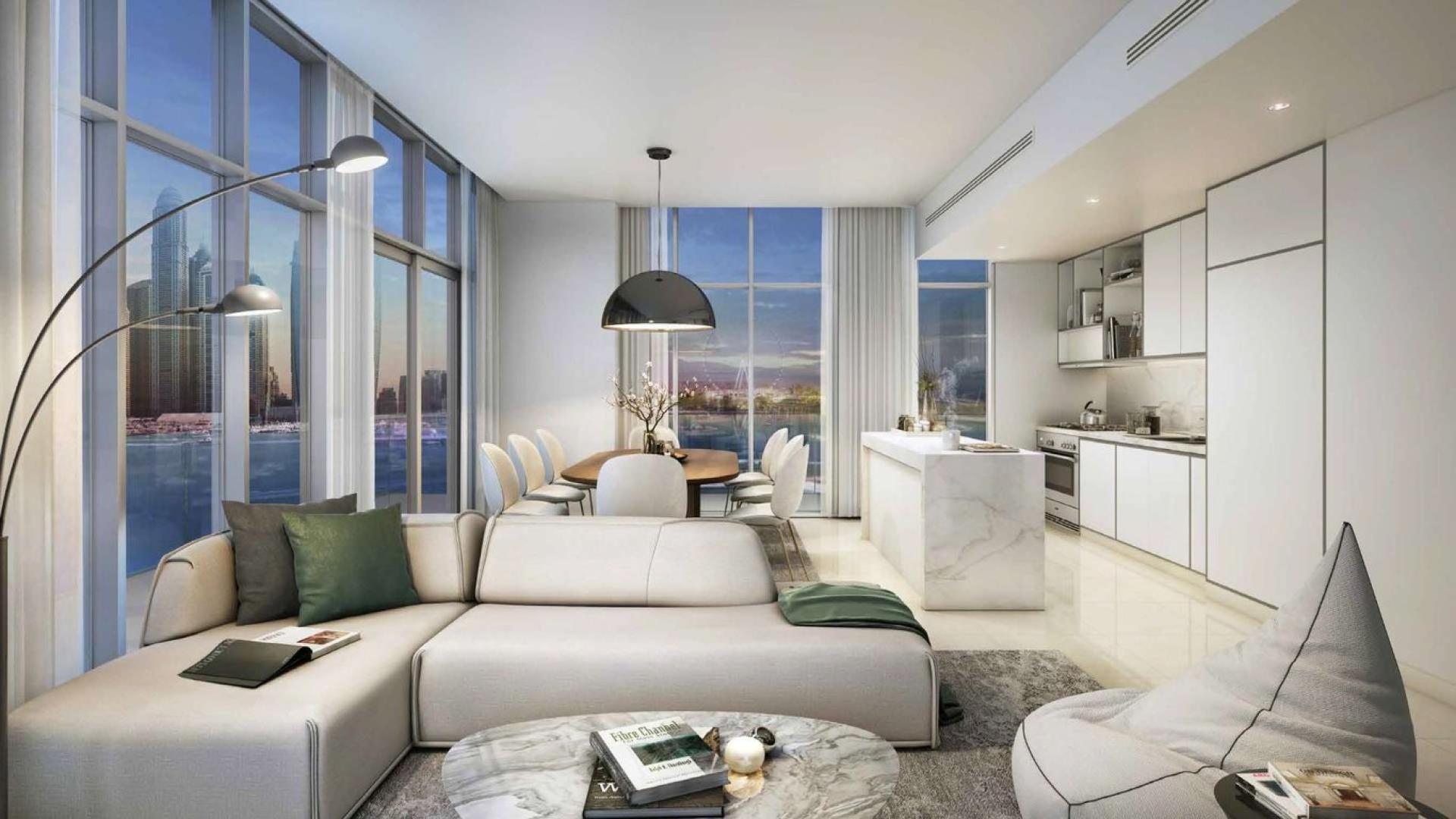 Beachfront one-bedroom apartment with stunning Dubai Harbour skyline view, Emaar Beachfront, for sale