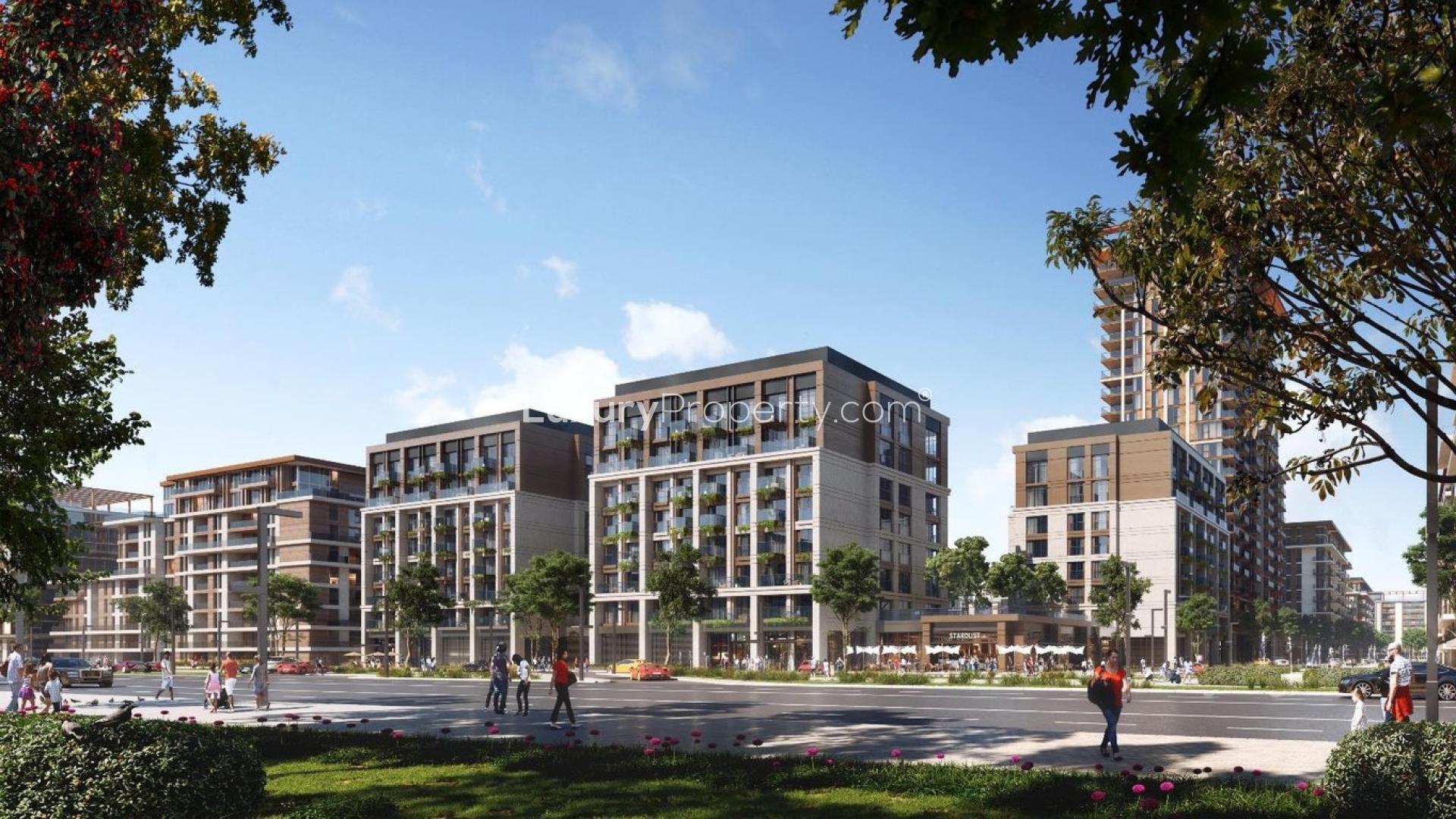 Studio apartments at Celadon, Central Park City Walk, modern residential development for sale