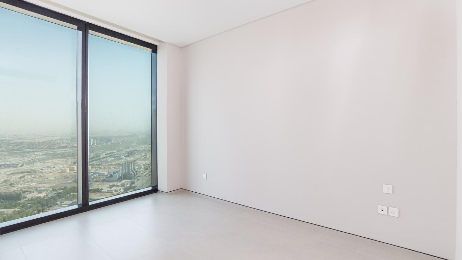 Furnished beachfront apartment with panoramic window view at The Address Jumeirah Resort, JBR