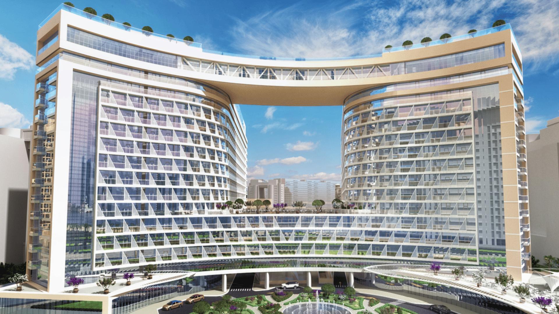 Modern living area in Seven Palm apartment with stylish decor and open kitchen design