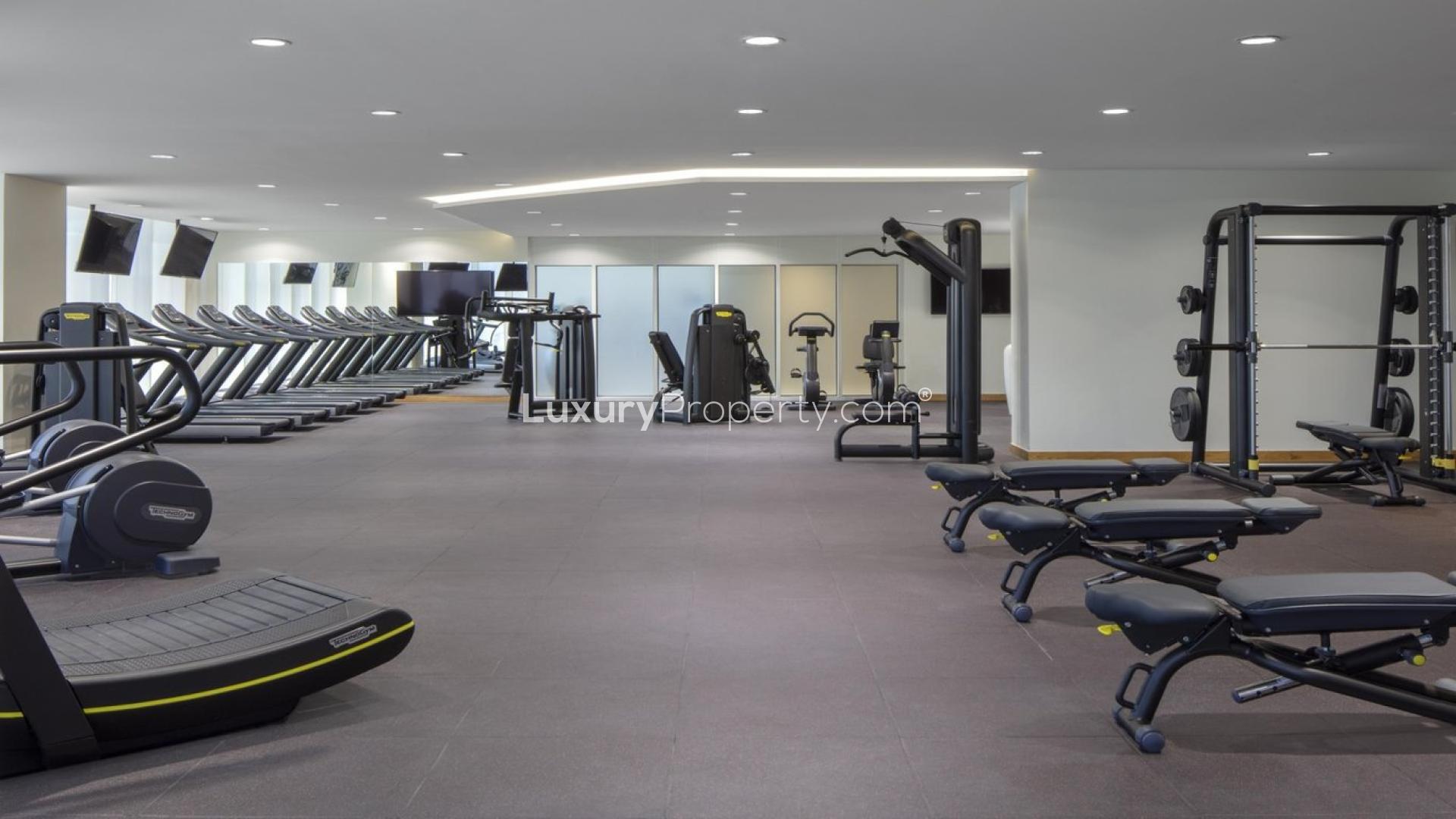 Luxurious living room in 1-bedroom serviced apartment, Avani Palm View, Dubai Media City