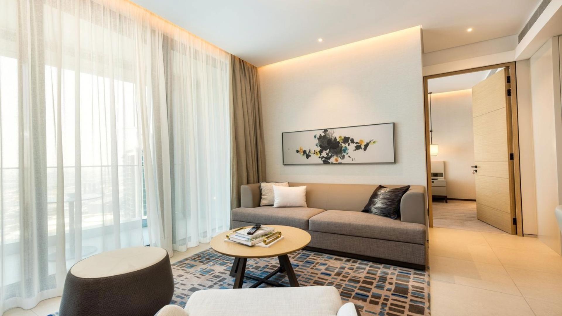 Brand new 1-bedroom apartment interior at The Address, Jumeirah Beach Residence