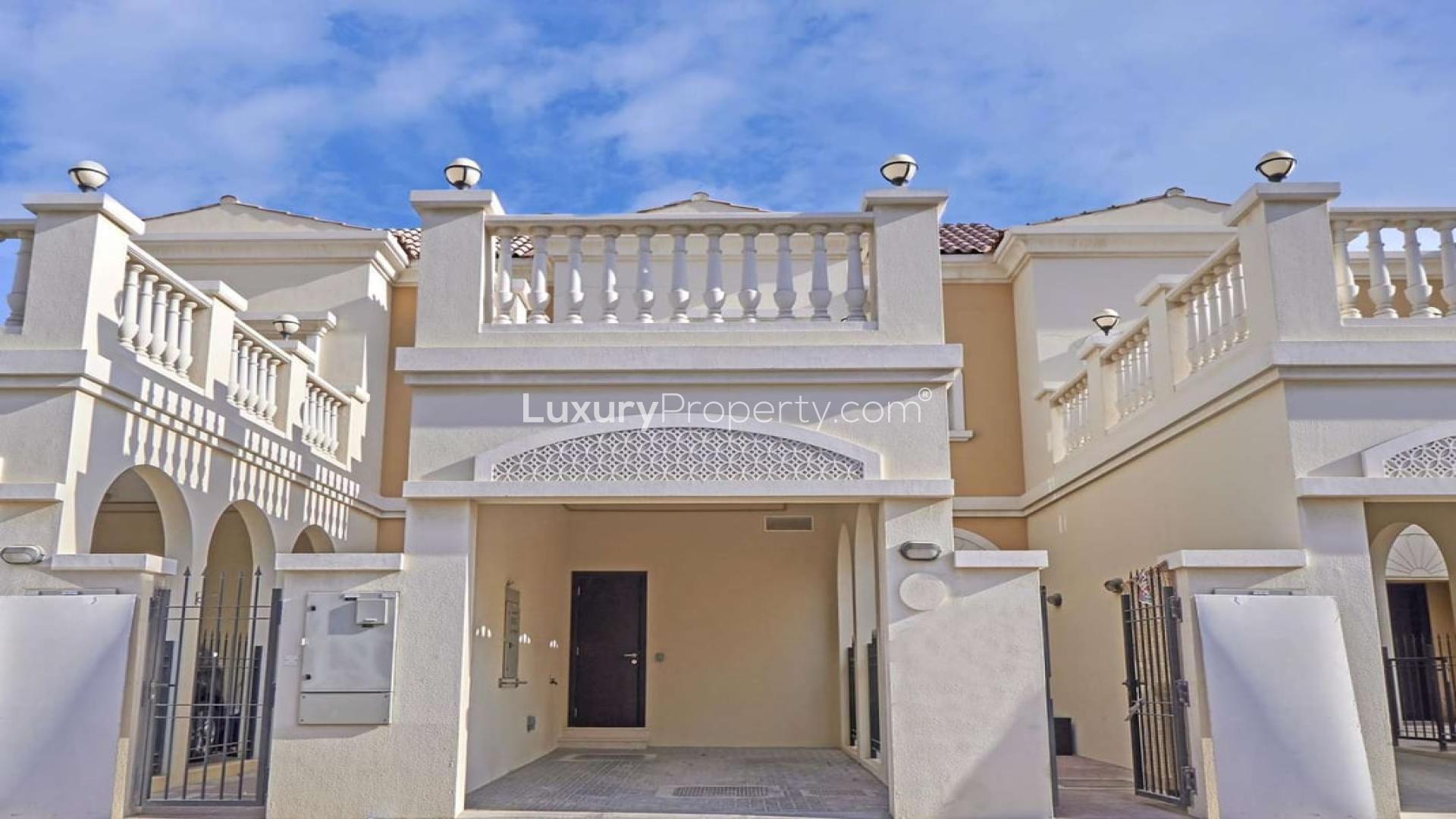Furnished townhouse with garden in Nakheel Townhouses, Jumeirah Village Circle, Dubai for rent