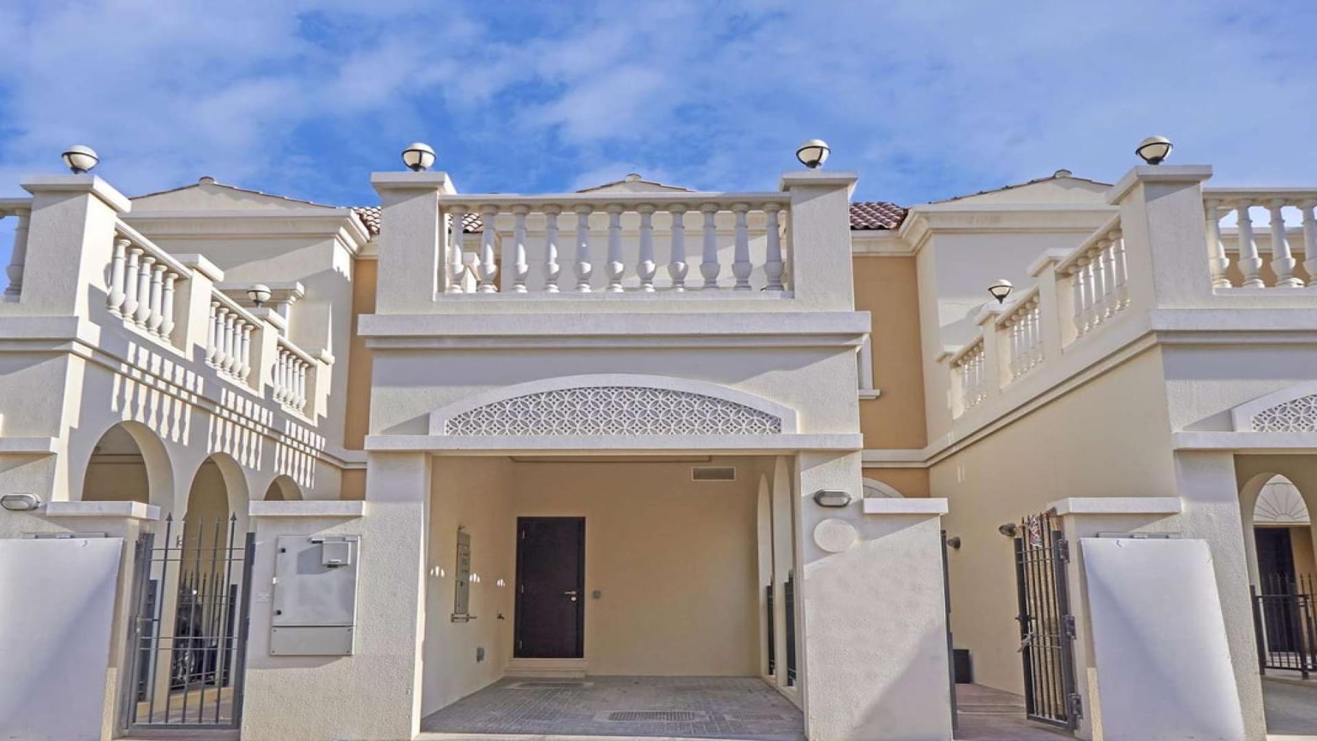Furnished townhouse with garden in Nakheel Townhouses, Jumeirah Village Circle, Dubai for rent