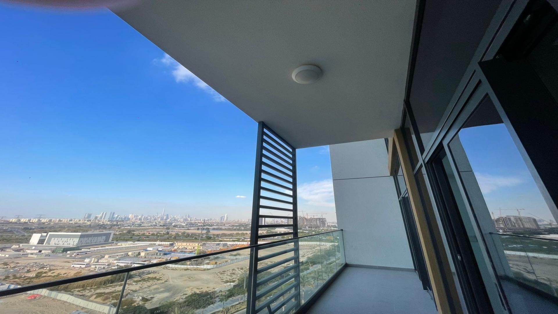 Modern kitchen in 1-bed apartment, Prive Residence, Dubai Hills Estate, available for rent