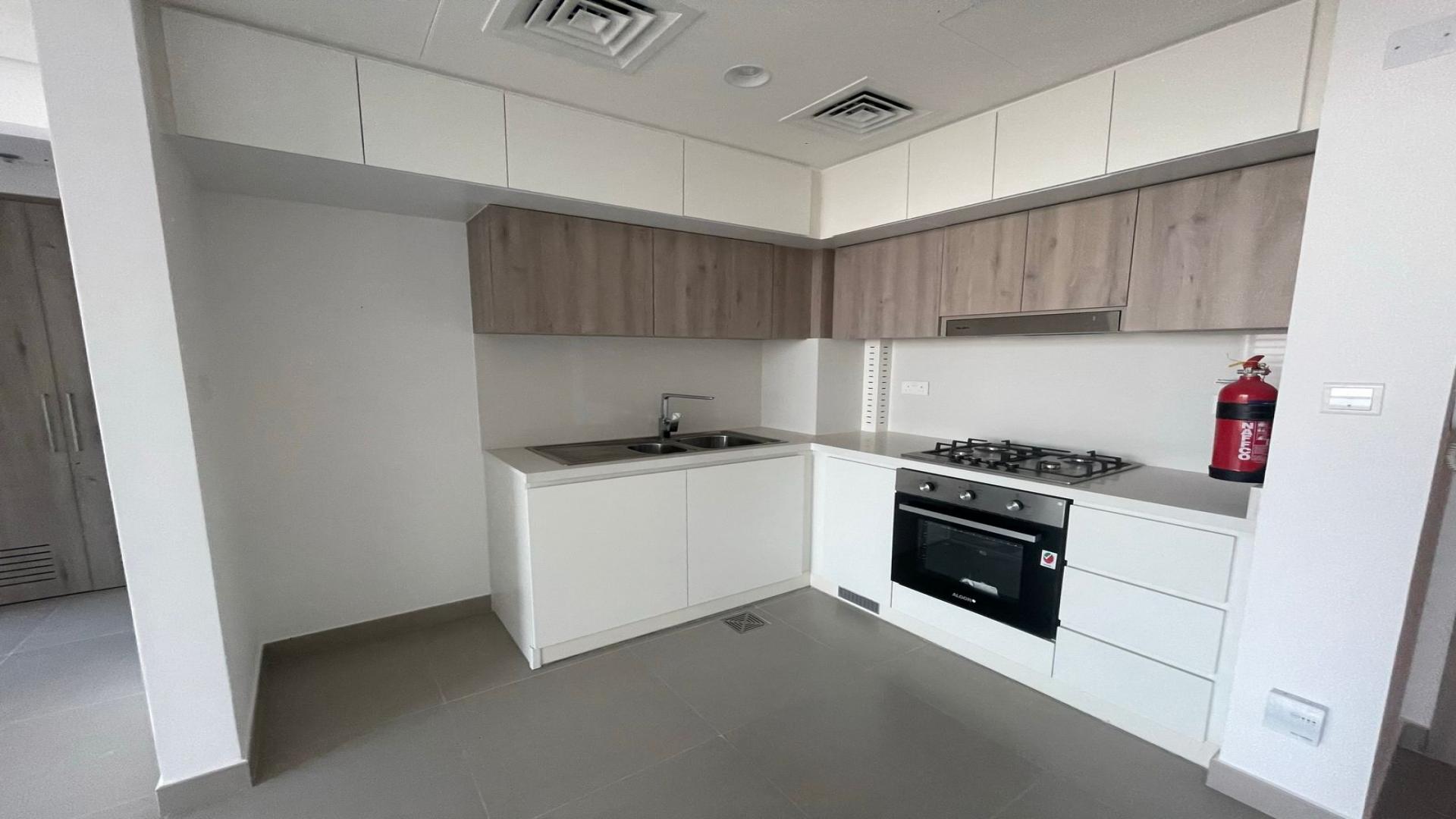 Modern lounge area at Prive Residence, Dubai Hills Estate apartment for rent