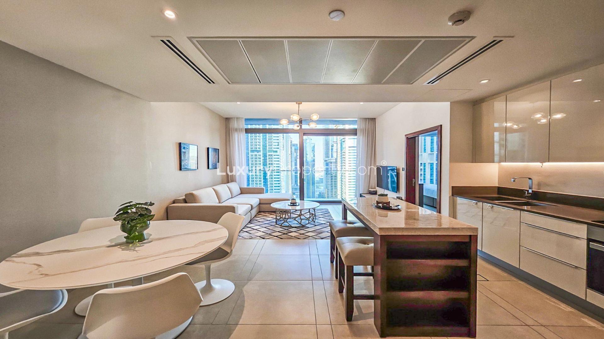 Furnished one bedroom apartment for rent at Marina Gate 2 in Dubai Marina