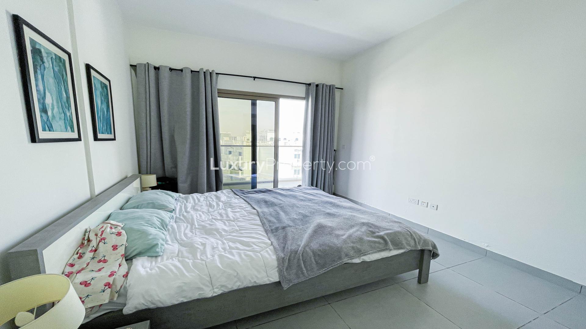 Modern living room in The Wings C, Arjan apartment for rent, featuring stylish decor