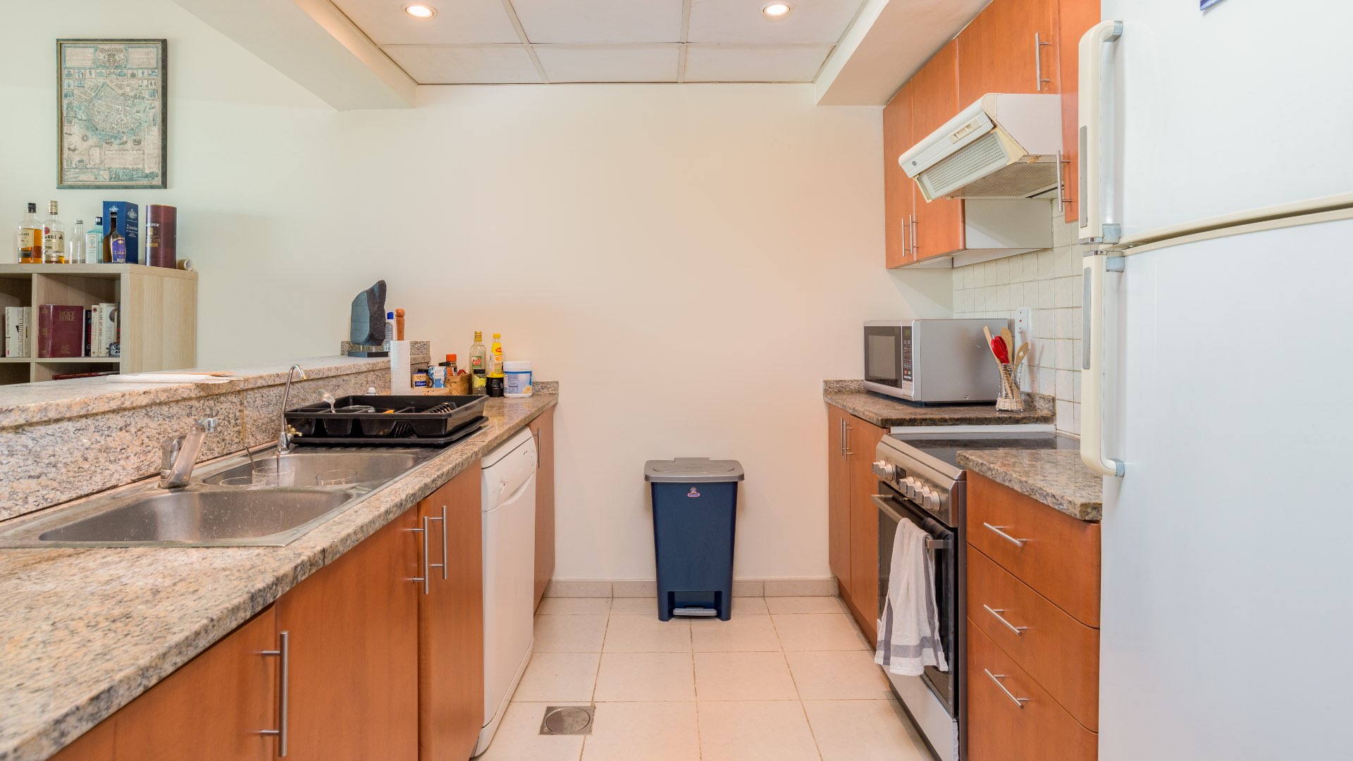 Park view from fully-furnished 1-bedroom apartment for rent in Al Dhafra, The Greens