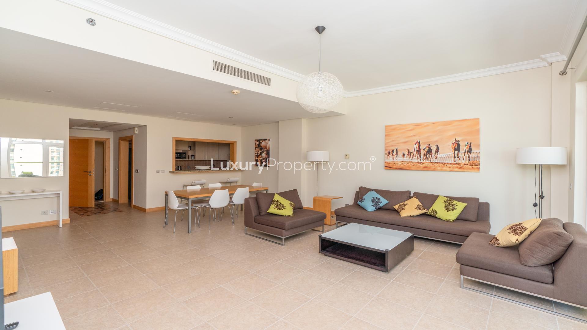 1-Bedroom Furnished Apartment View, Al Das, Palm Jumeirah, Overlooking Ocean and Shoreline Apartments