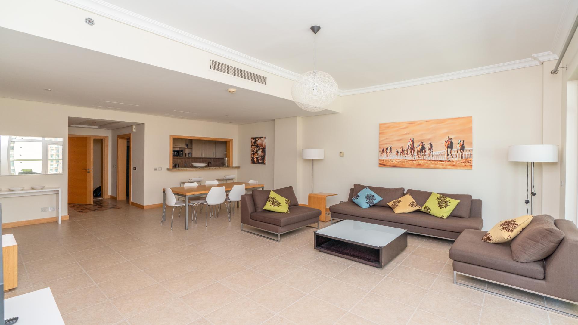 1-Bedroom Furnished Apartment View, Al Das, Palm Jumeirah, Overlooking Ocean and Shoreline Apartments