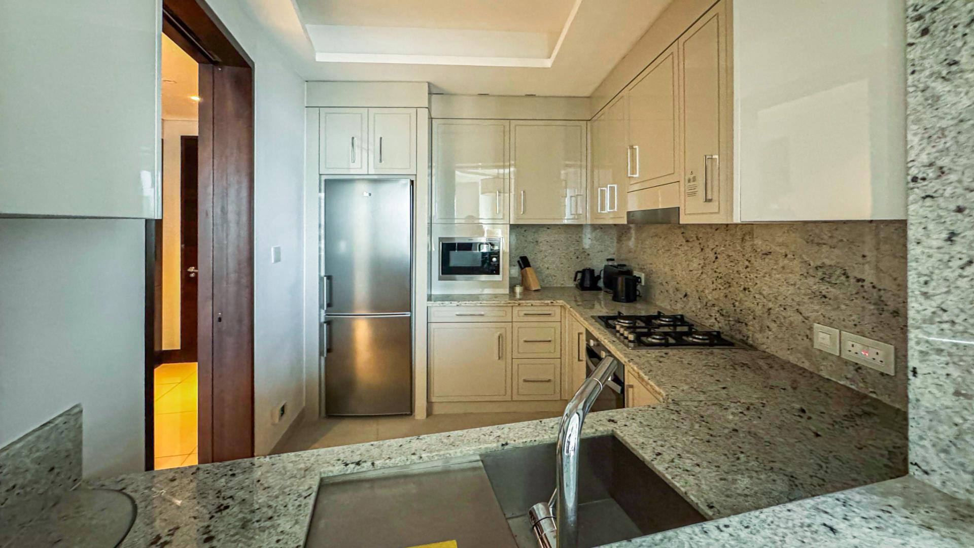 Modern living room in 1-bed apartment, The Address Sky View Towers, Downtown Dubai