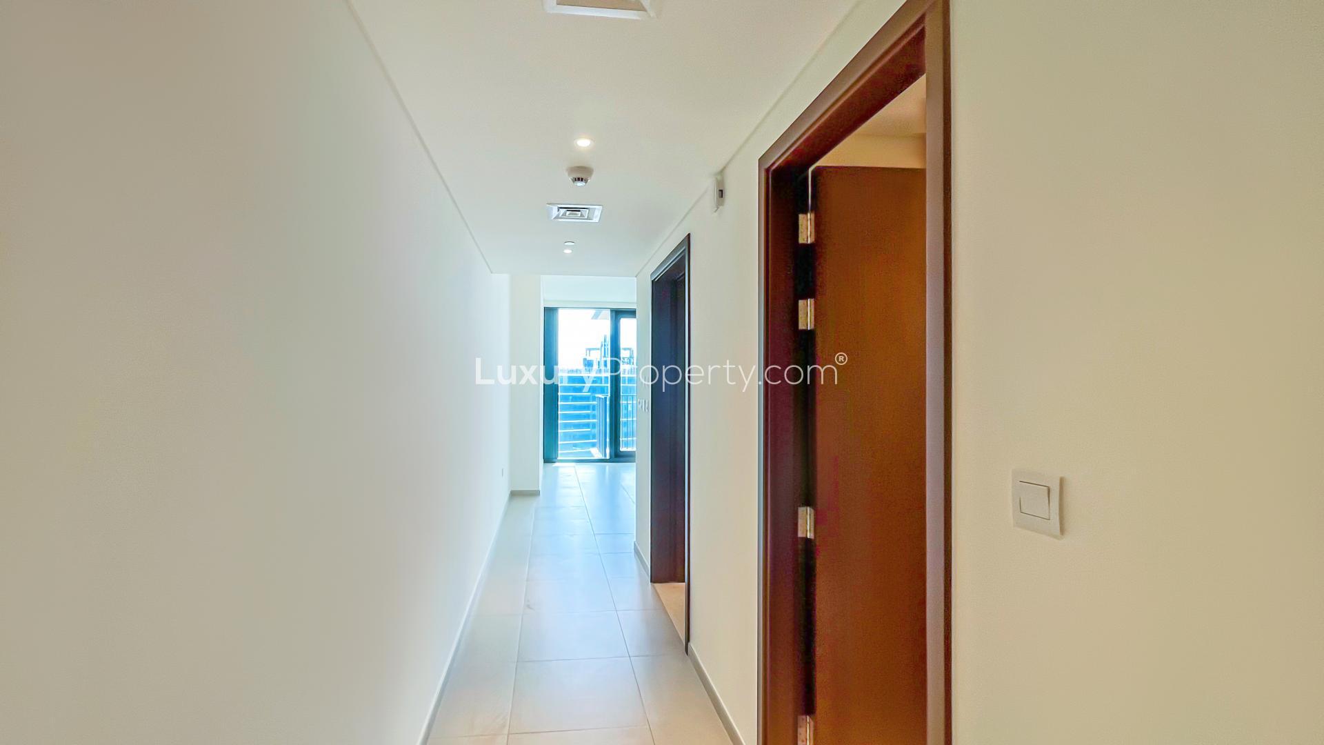 Cityscape view from one-bedroom apartment in Downtown Dubai, BLVD Heights, for rent