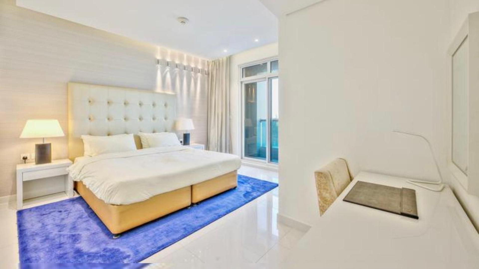 Modern kitchen in fully furnished apartment, Business Bay, DAMAC Maison The Vogue, available March