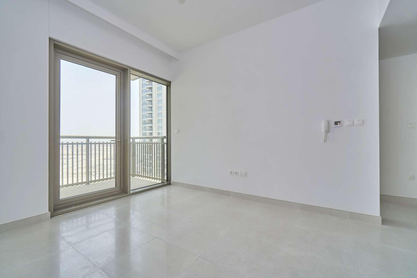 Modern interior of one-bedroom apartment in Creekside 18, Dubai Creek Harbour for rent