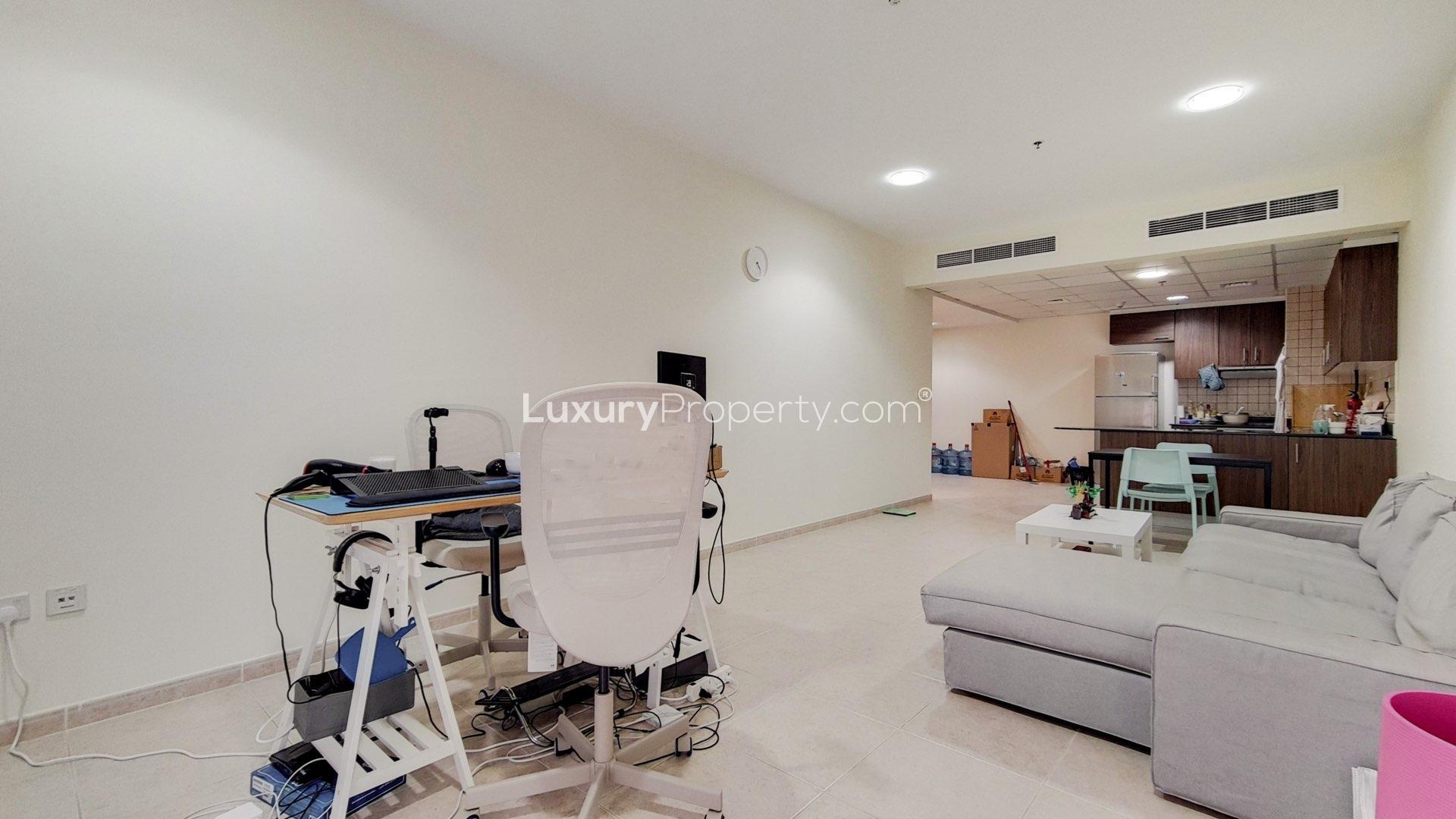 High-floor apartment view, Dubai Marina, Elite Residence, overlooking marina and cityscape