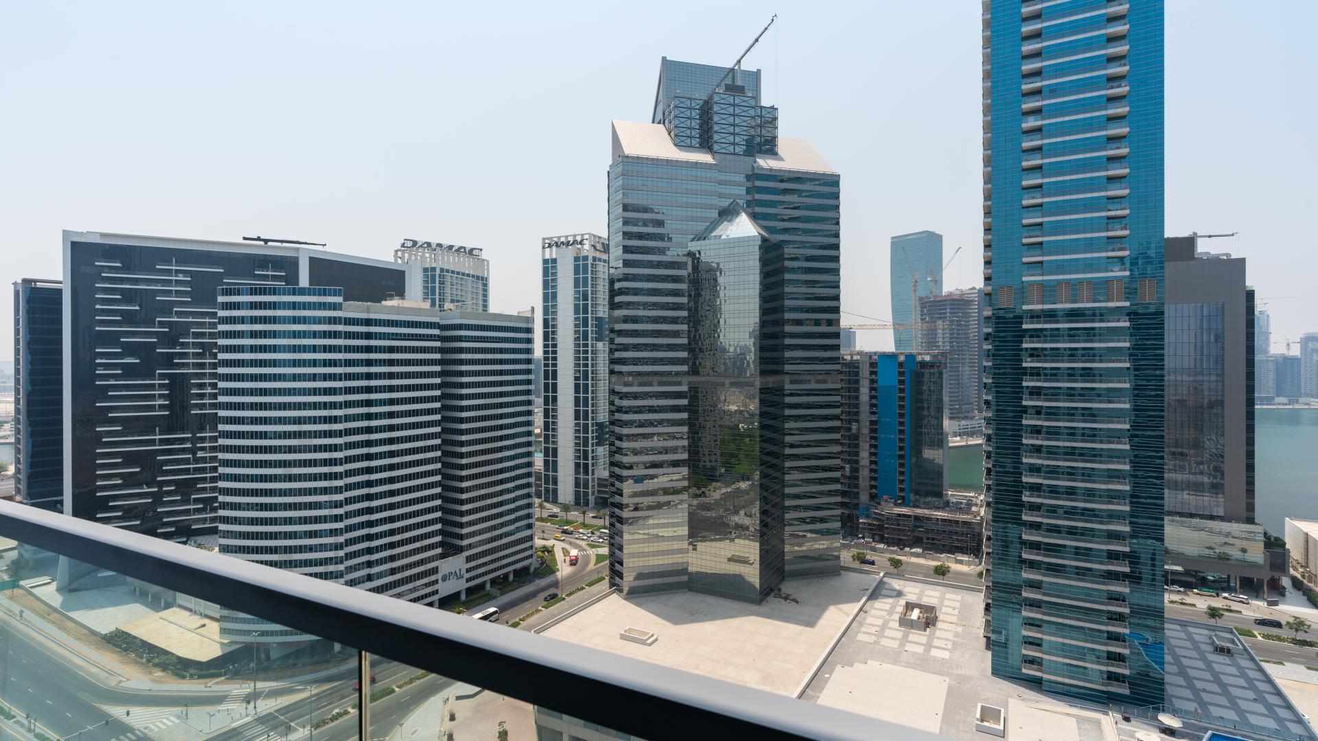 Fully furnished living room in 1-bedroom apartment, Bellevue Tower 1, Downtown Dubai