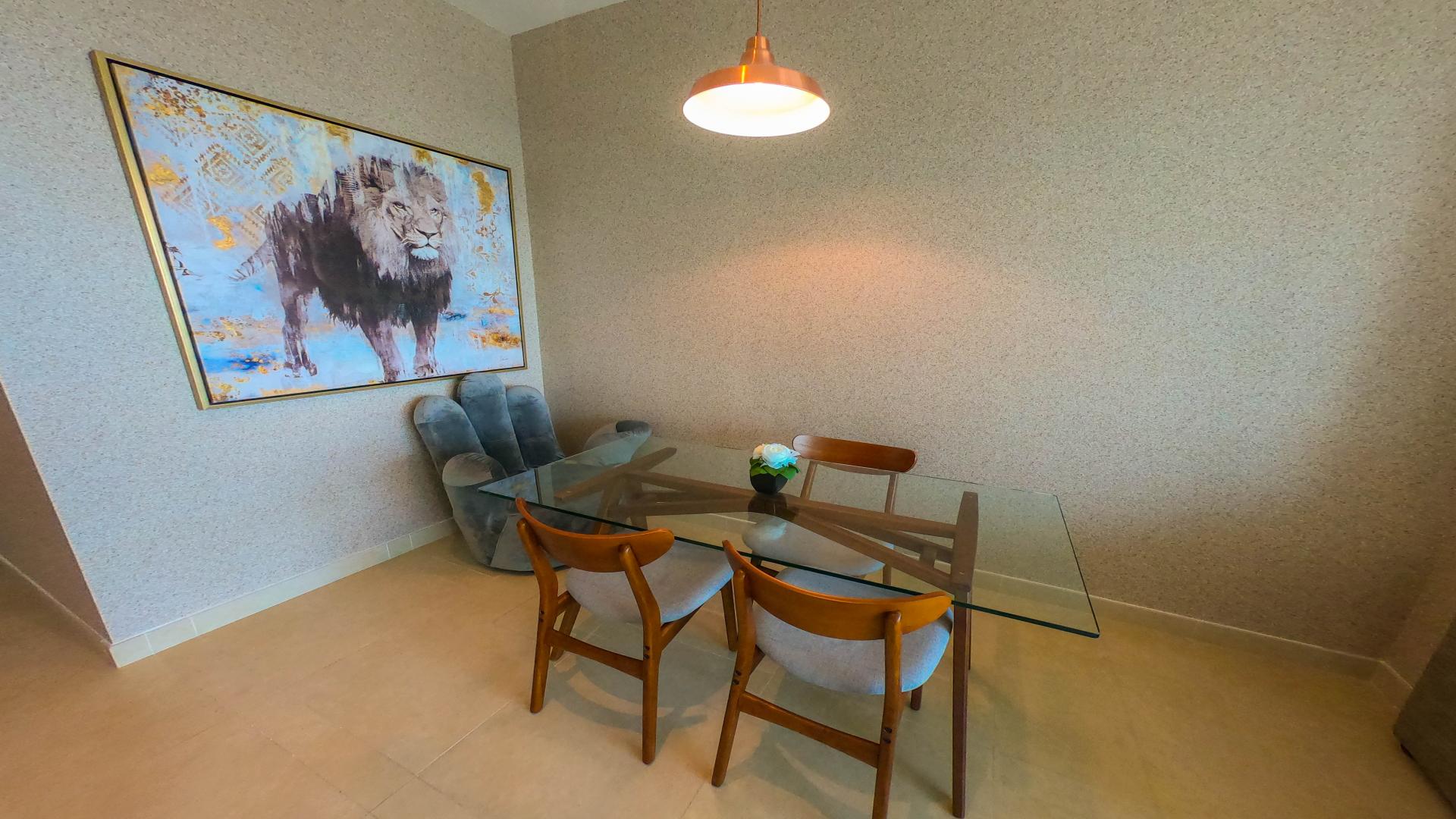 Modern kitchen in luxurious 1-bedroom apartment, Marina Gate, Dubai Marina, available for rent