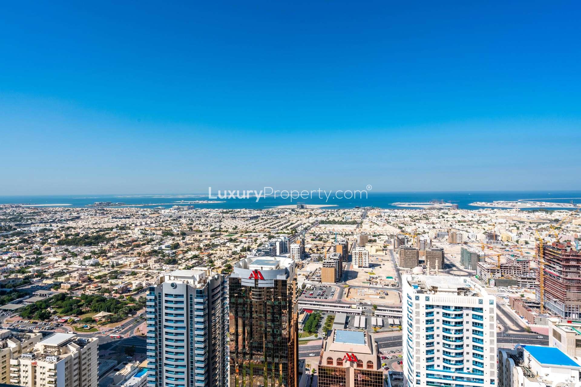 Modern bathroom in 1-bedroom apartment, Maze Tower, DIFC, featuring sleek design and luxury finishes