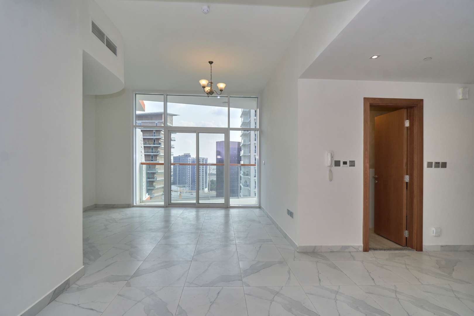Interior view of 1-bedroom apartment at Millennium Binghatti Residences, Business Bay, with modern bathroom
