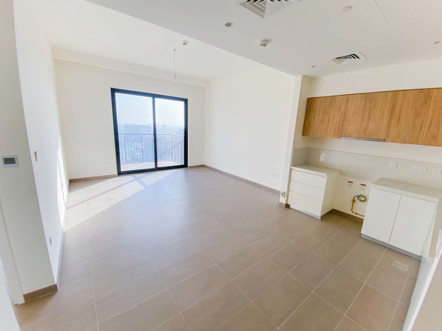 Outdoor pool area at Park Ridge, Dubai Hills Estate apartment for rent, low-floor park view