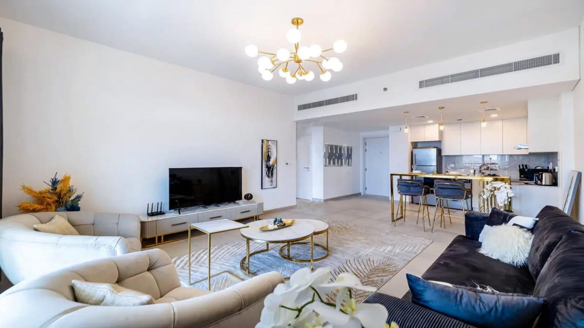 Furnished living room in one-bedroom apartment, Rahaal, Madinat Jumeirah Living, Umm Suqeim