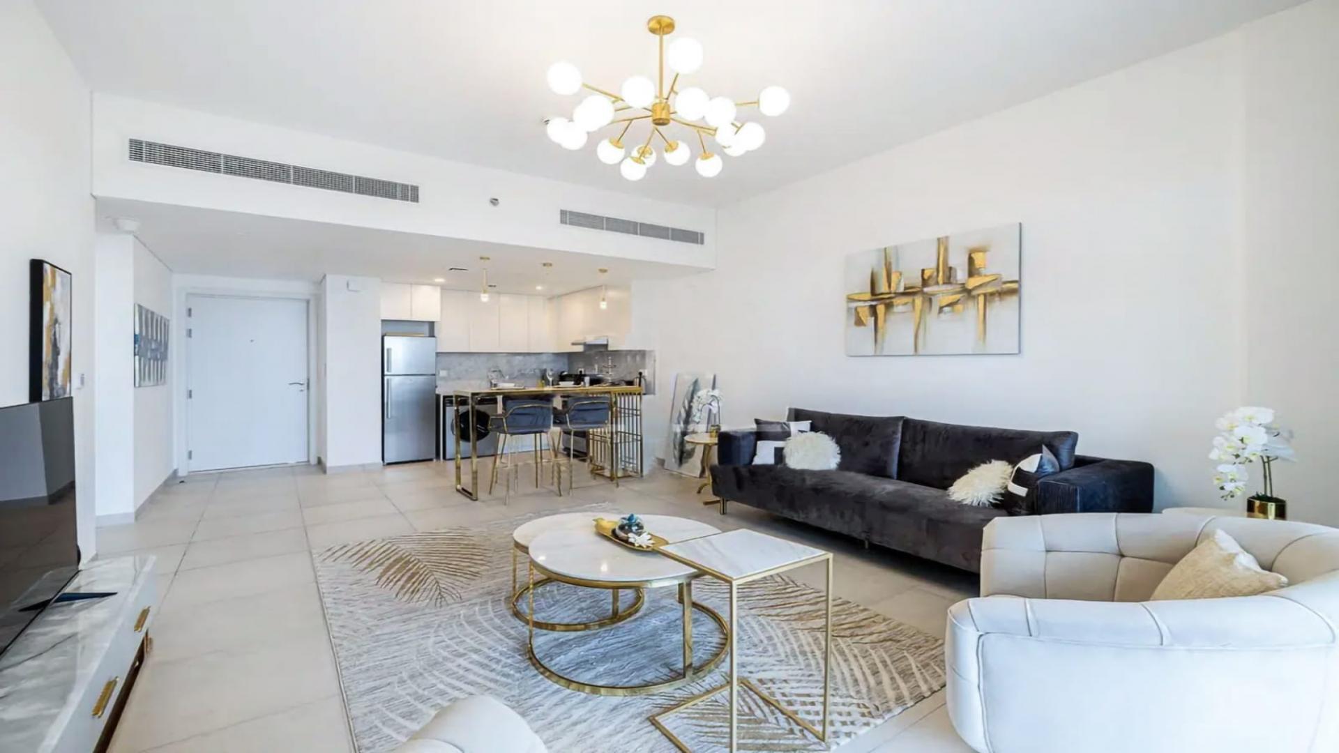 Luxurious furnished living room in Rahaal apartment, Madinat Jumeirah Living, Umm Suqeim