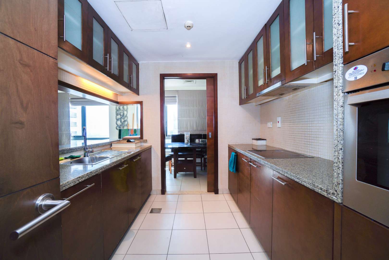 Living room in 1-bedroom apartment, South Ridge Tower 2, Downtown Dubai, modern furnishings