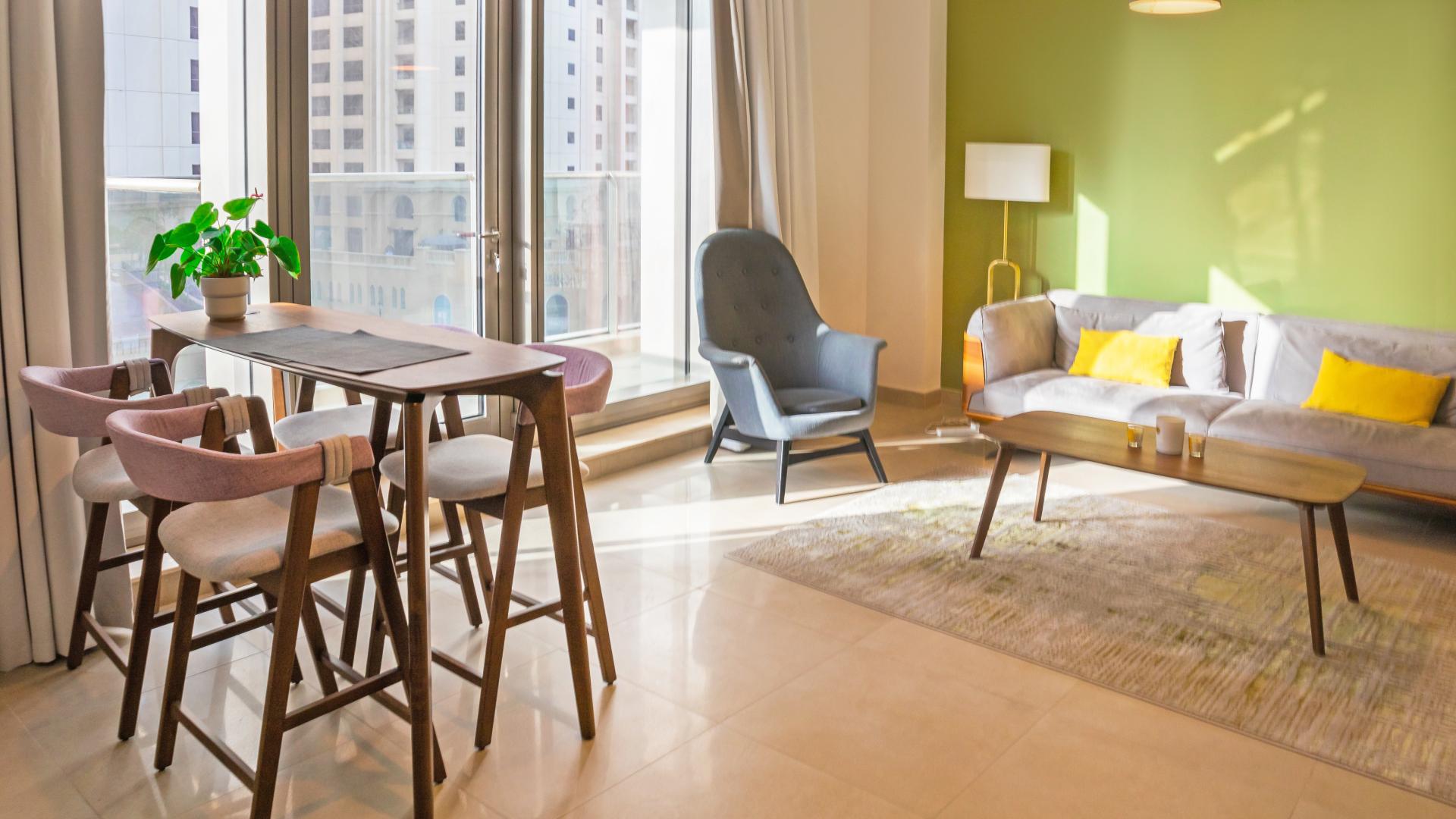 Rooftop pool area at Sparkle Towers, Dubai Marina apartment for rent, LP12242