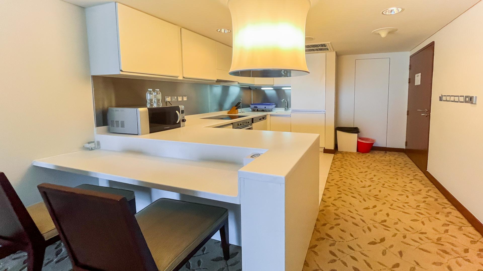 Studio apartment interior with modern furnishings, Address Dubai Mall, Downtown Dubai