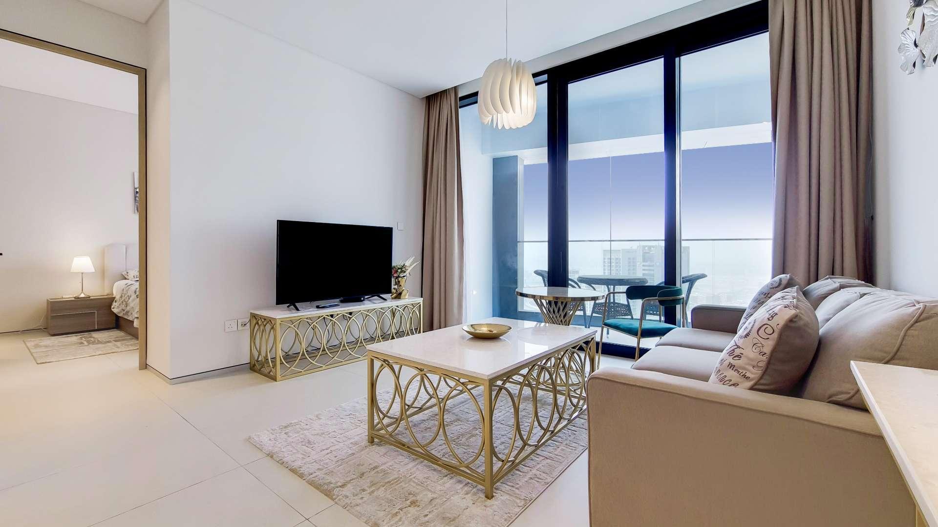 Balcony view from luxury apartment in The Address Jumeirah Resort, Jumeirah Beach, Dubai