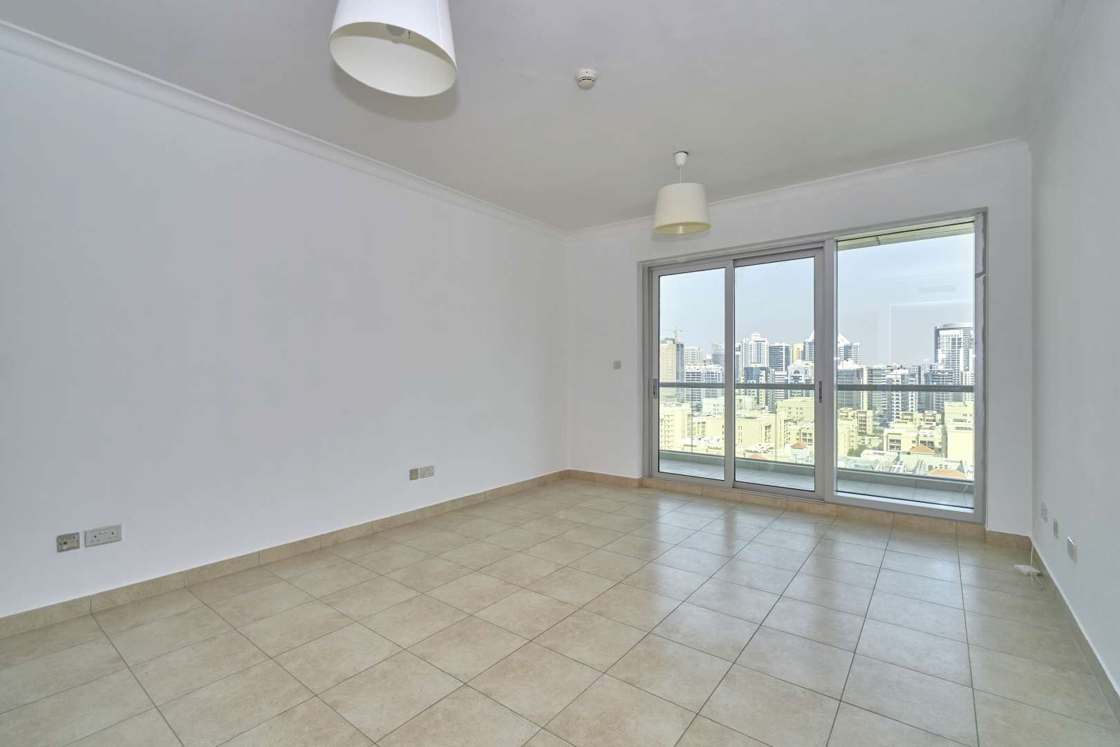 High-floor 1-bedroom apartment interior with kitchen in The Fairways, The Views, Dubai