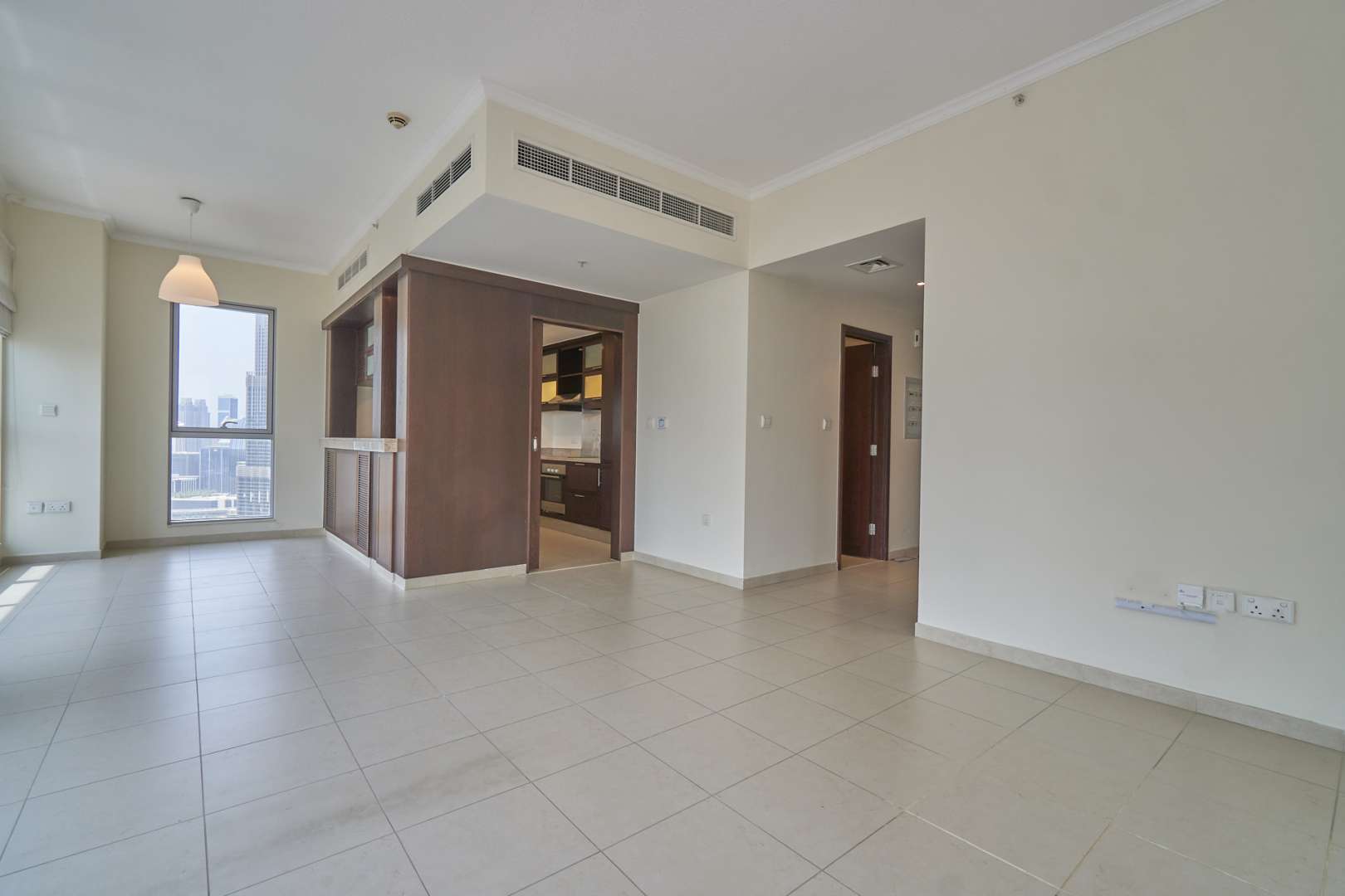 Spacious Downtown Dubai apartment with large windows and city view in The Residences