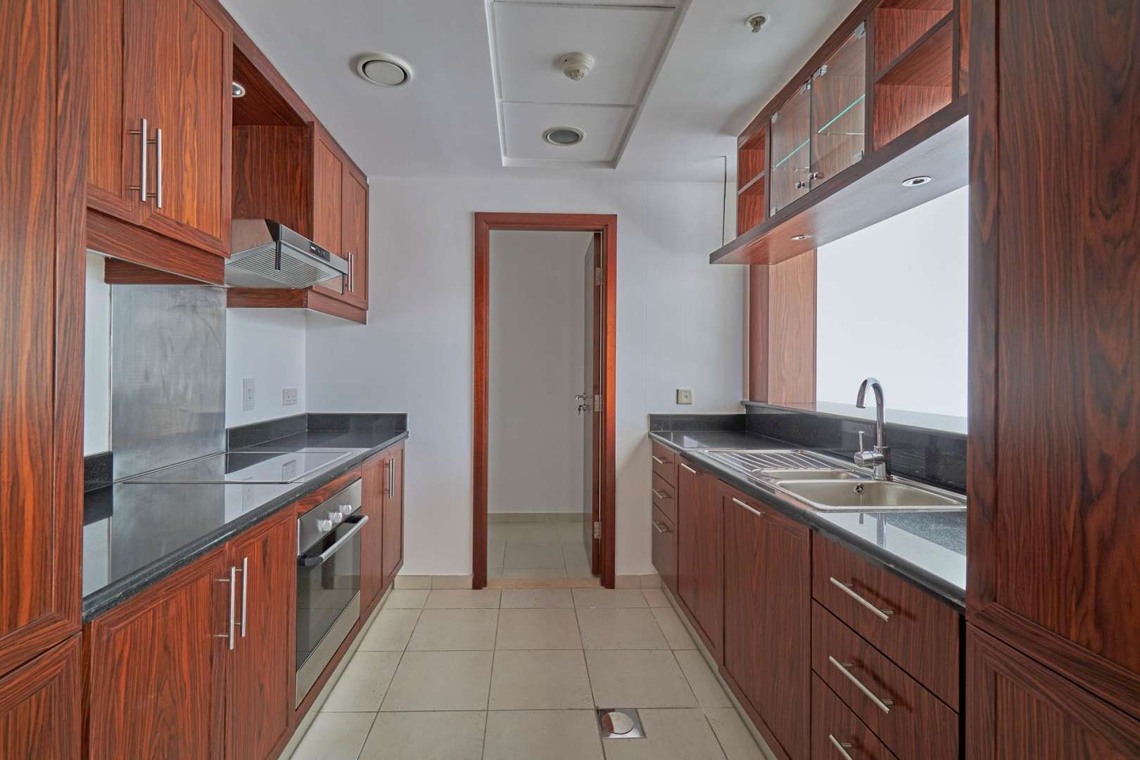 Modern kitchen in one-bedroom apartment, The Residences, Downtown Dubai, available for rent