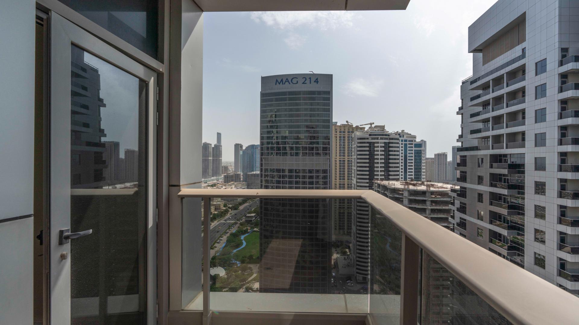 High-floor view from Green Lake Tower 2 apartment, Jumeirah Lake Towers, Dubai