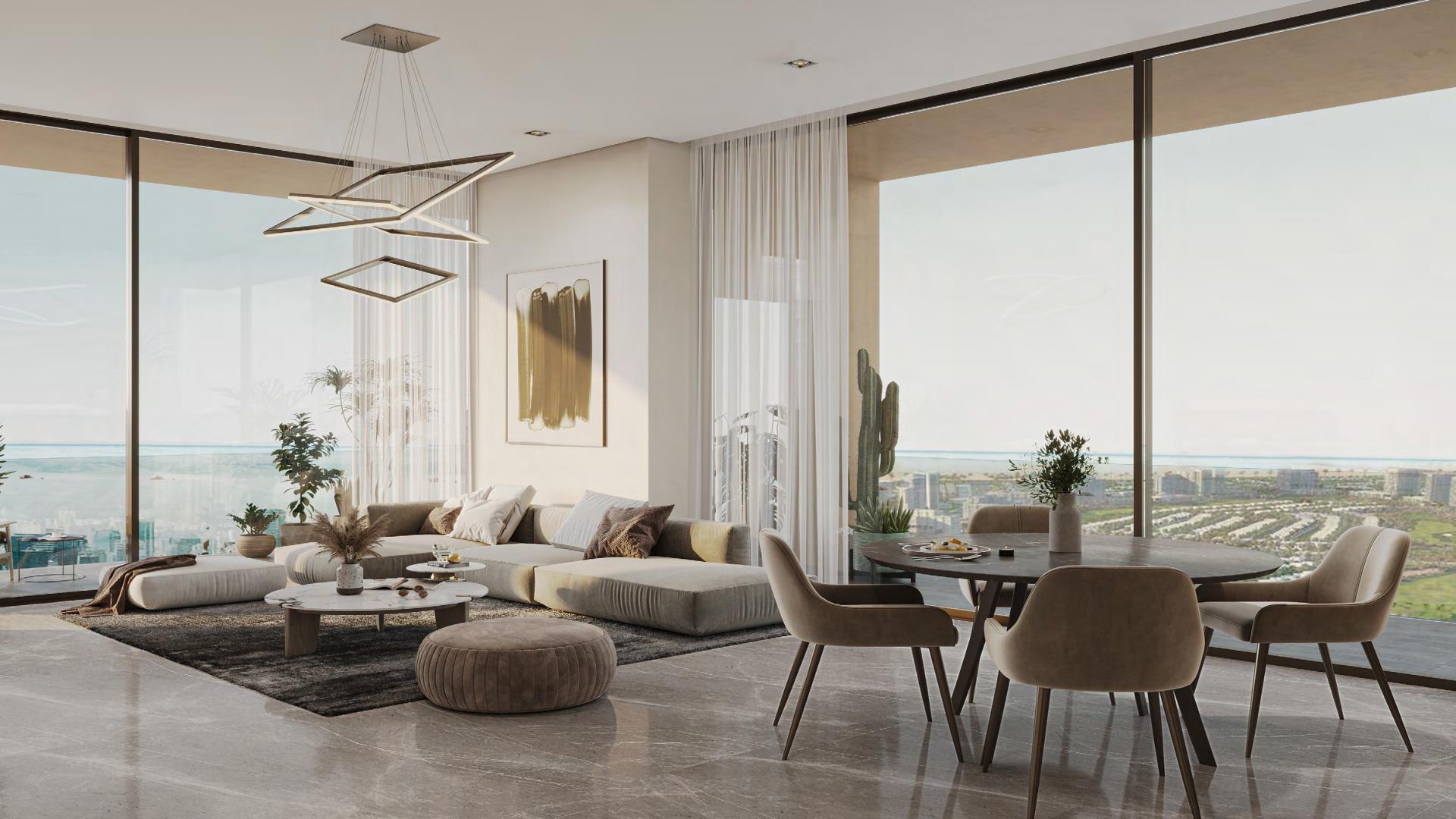 Modern apartment building in Deira, Dubai Islands, for sale. Exceptional Haven Living