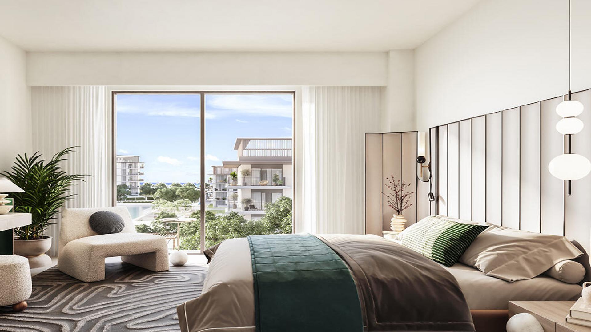 Elegant balcony view of Ocean Point residences at Rashid Yachts & Marina, Mina Rashid