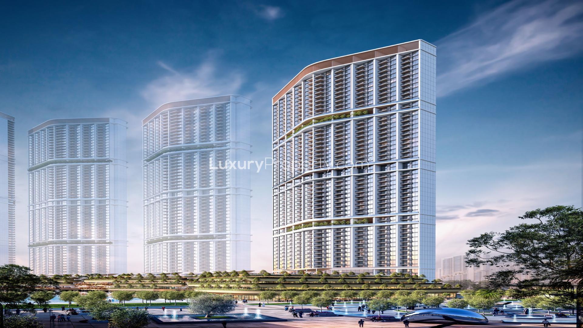 Luxury waterfront apartments with lush terraces at Sobha Hartland II, Mohammed Bin Rashid City