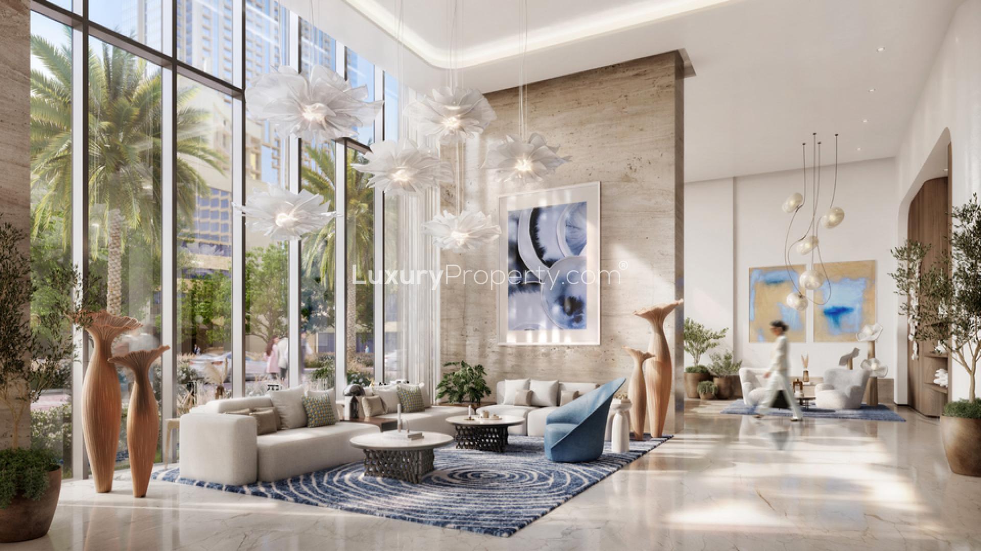 Modern 1-bedroom apartment with balcony view in Marina Cove, Dubai Marina for sale