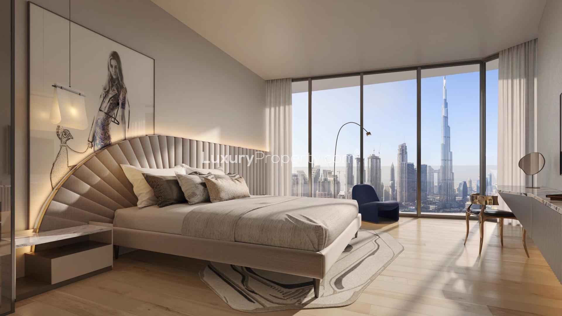 Modern one-bedroom apartment with Burj Khalifa view in W Residences, Downtown Dubai