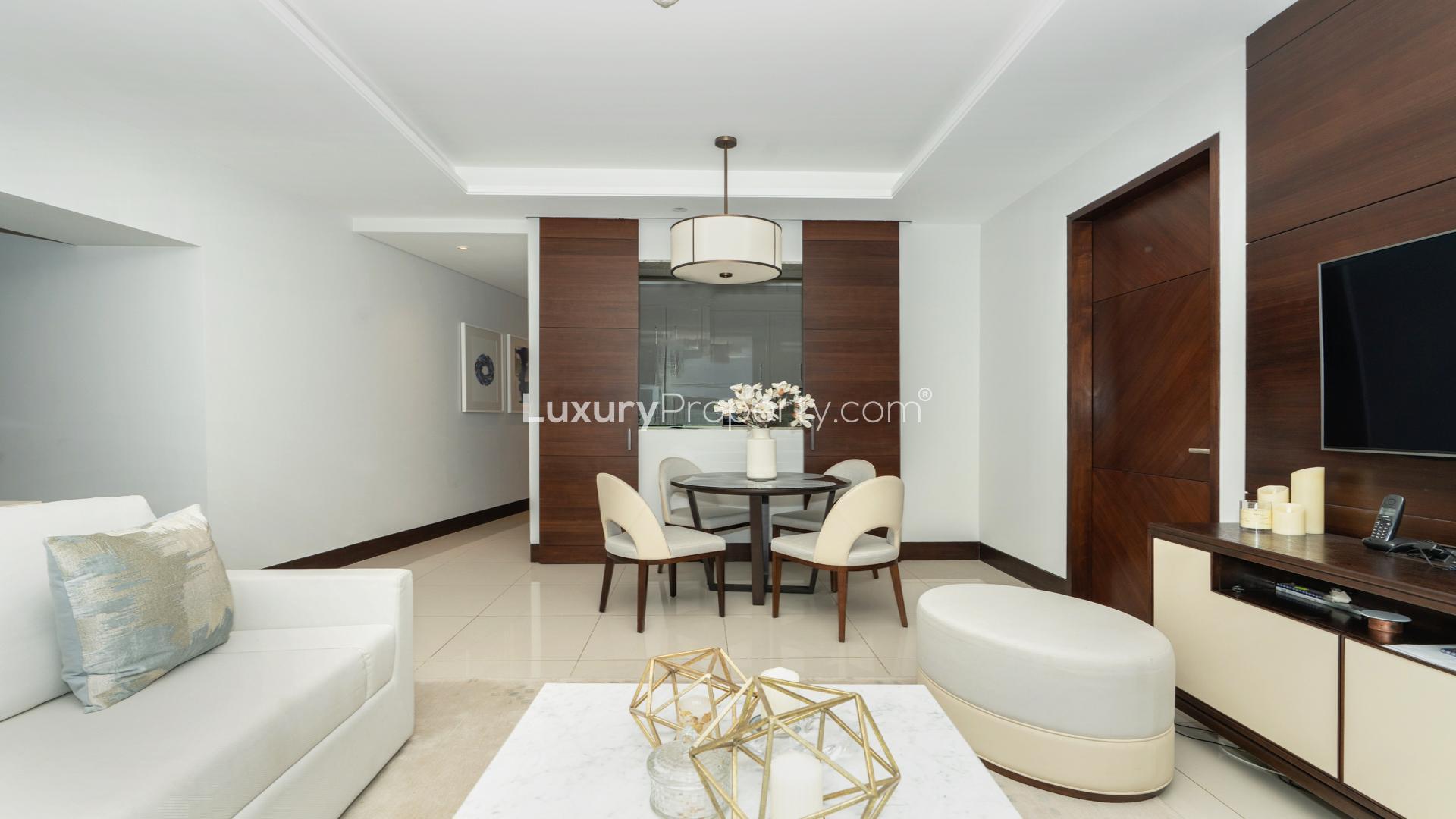 Dining area in Address Residences Sky View apartment, Downtown. Investment opportunity, prime location