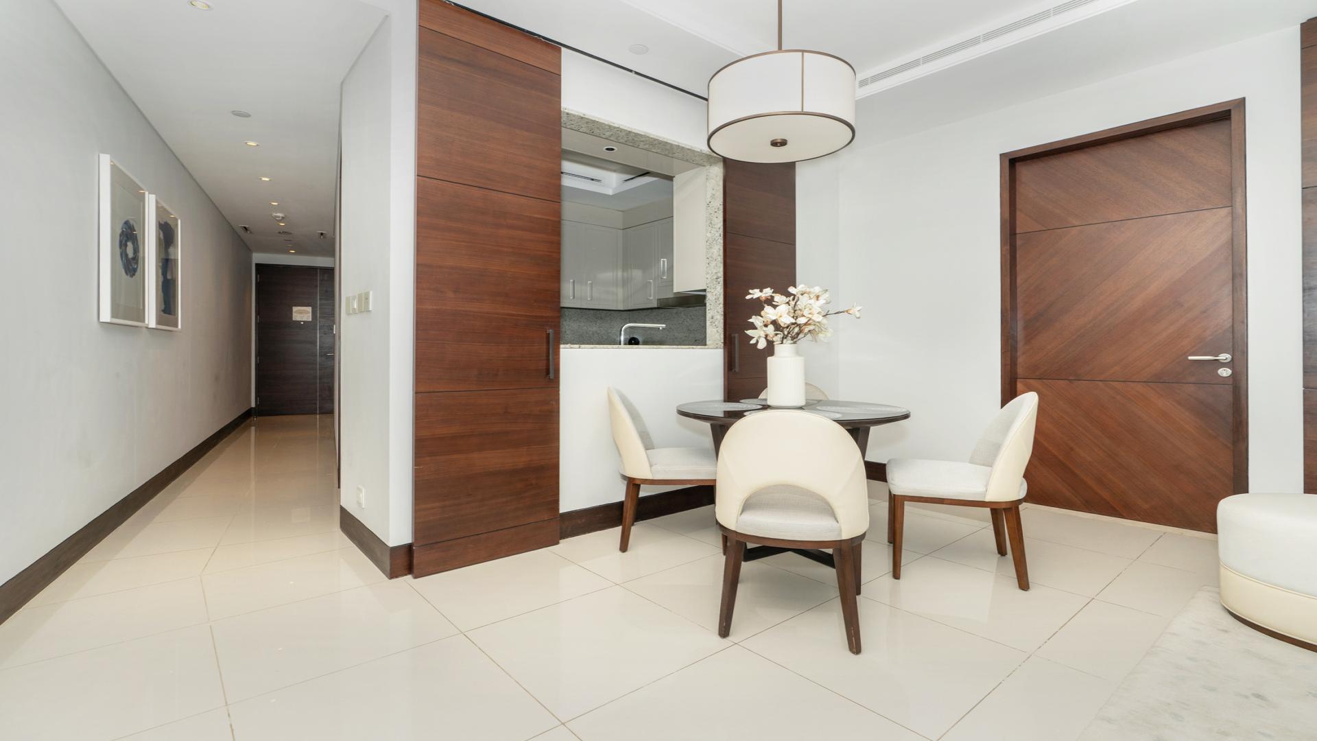 Balcony view of Downtown skyline from Address Residences Sky View apartment for sale