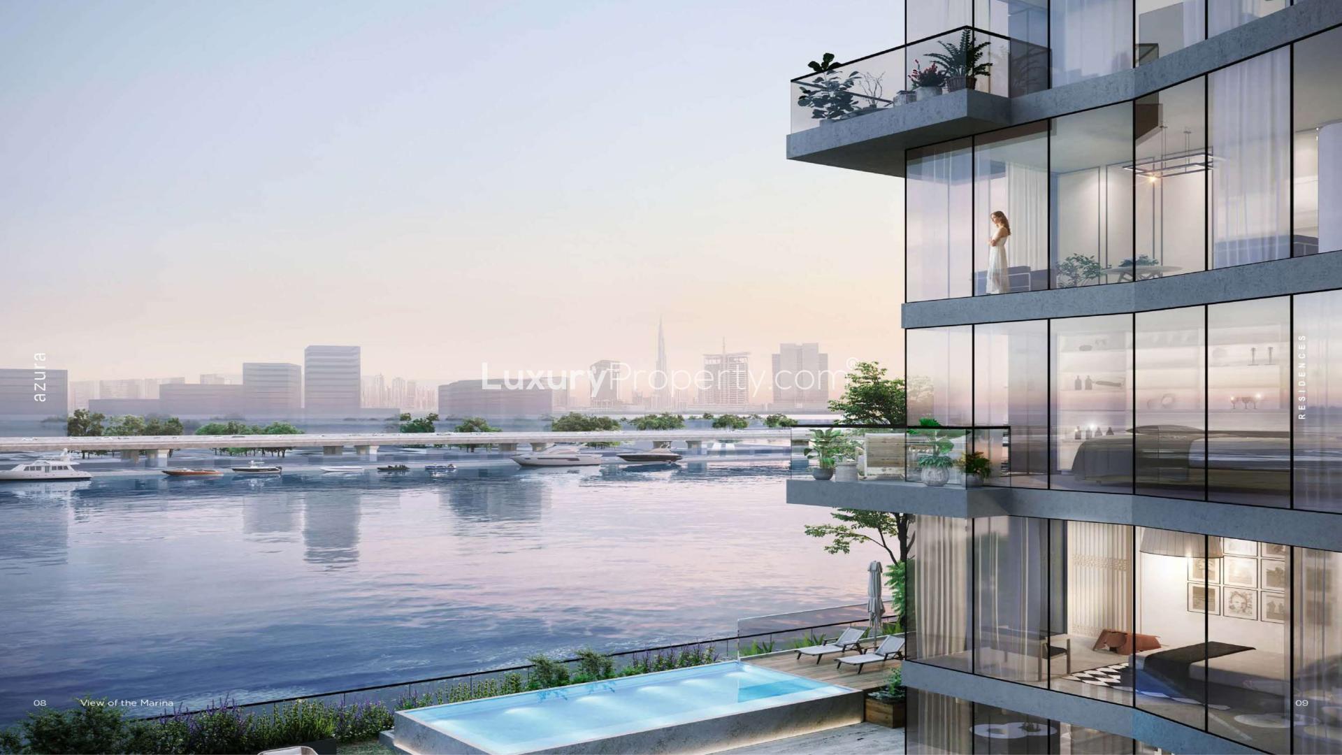 Sea view 1-bedroom apartment for sale at Azura Residences in Dubai Islands
