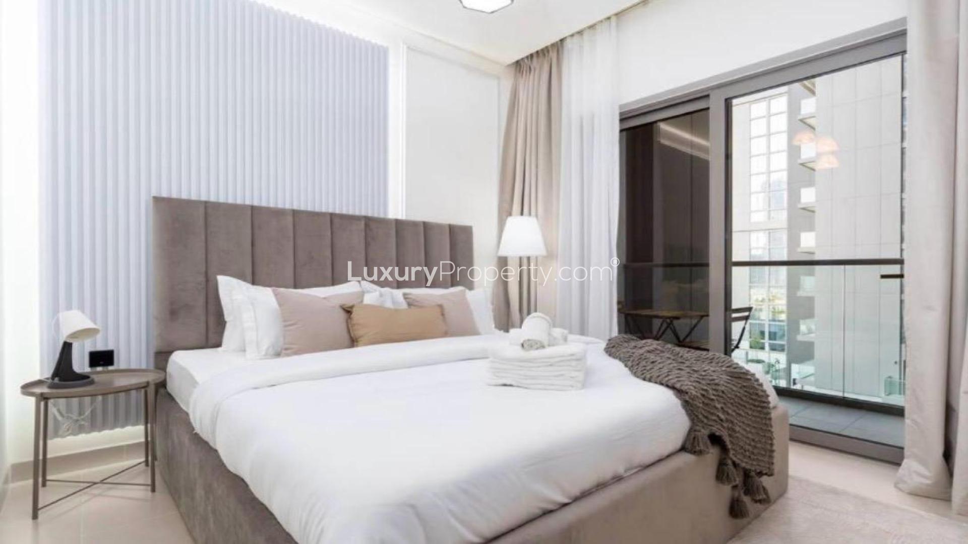 Modern kitchen and dining area in Sobha Creek Vistas Reserve apartment, Sobha Hartland