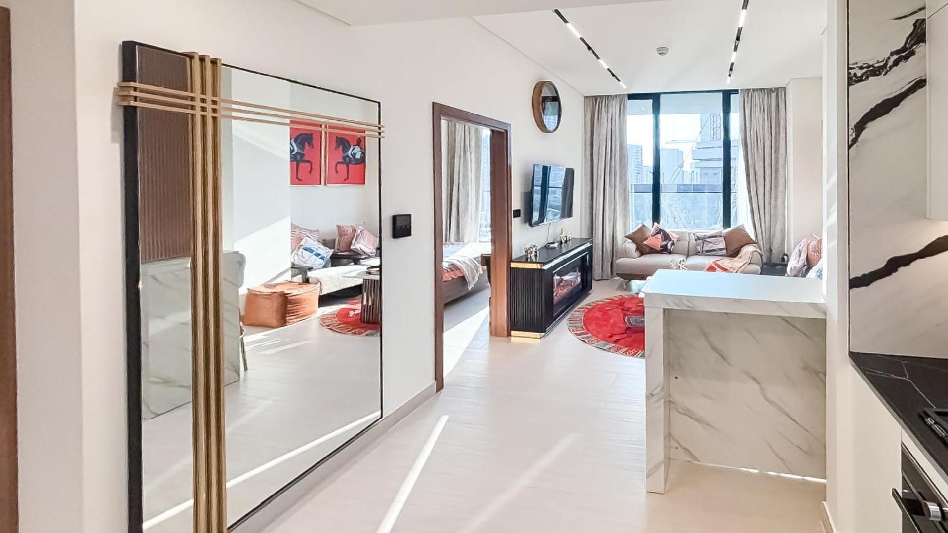 Luxurious living room in Trillionaire Residences, Business Bay apartment for sale