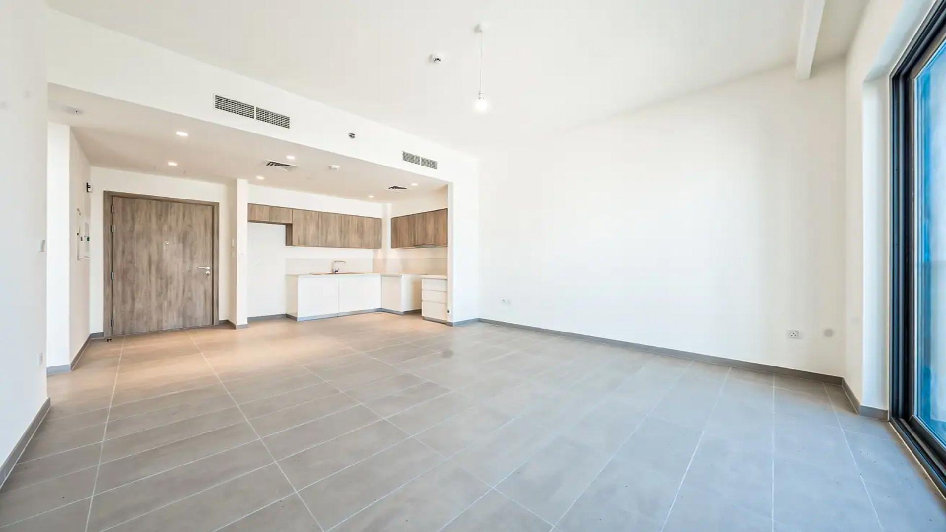 Modern open-plan living area in 1-bedroom apartment, Park Ridge Tower C, Dubai Hills Estate